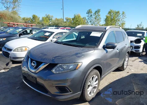 2014 Nissan Rogue Sv из США, поврежденный, VIN 5N1AT2ML6EC825599